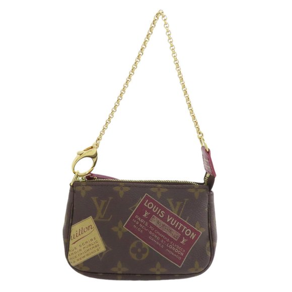 Louis Vuitton M63798 Mini Pochette Accessoires Label Collection Pouch Monogra... - Picture 1 of 11